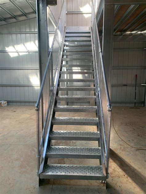 prefabricated metal stairs commercial